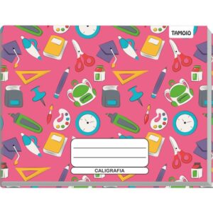 Caderno Caligrafia Capa Dura Decorado 48F 1/4 Broch.horiz. - Imagem 3