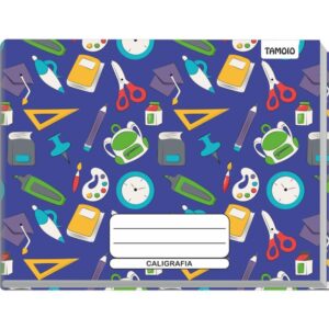 Caderno Caligrafia Capa Dura Decorado 48F 1/4 Broch.horiz. - Imagem 5