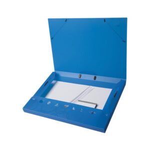 Maleta Plastica com Alca Dellofine A3 Azul - Imagem 2