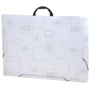 Maleta Plastica com Alca Dellofine A3 Cristal - Imagem 1