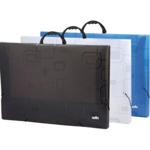 Maleta Plastica com Alca Dellofine A3 Fume - Imagem 2