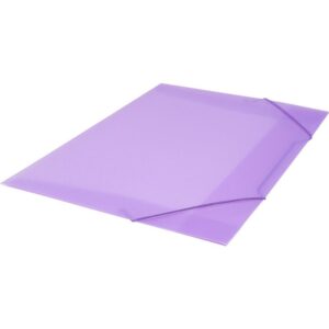 Pasta Aba Elastica Plastica Oficio Lilas Soft - Imagem 2