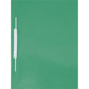 Pasta Grampo Trilho Plastica Oficio Verde - Imagem 1