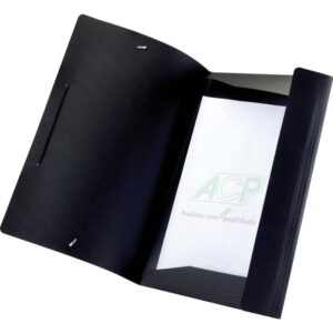 Pasta Aba Elastica Plastica Oficio Linha Black - Imagem 2