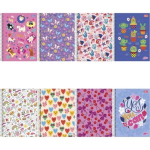 Caderno 20X1 Capa Dura D+ Feminino 400FLS. - Imagem 1