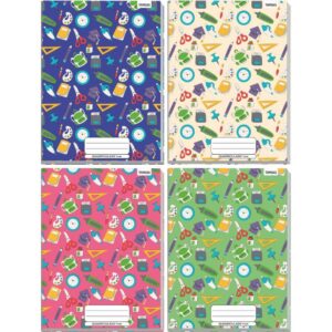 Caderno Quadriculado Univers. 1X1CM 48FLS. Broch.decorado Cd - Imagem 1