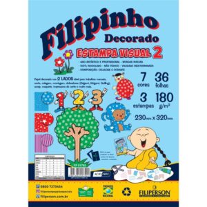 Bloco para Educacao Artistica Textura 2 Decorado A4 180G 36F - Imagem 1