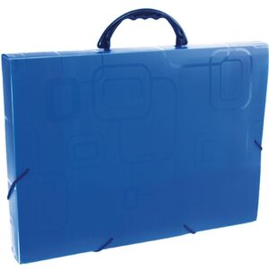 Maleta Plastica com Alca Dellofine Oficio Azul - Imagem 1