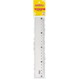 Regua de Poliestireno New Line Cristal 20CM. - Imagem 2