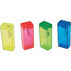 Apontador com Deposito Sharp 1 Furo Cores Sortidas - Imagem 2