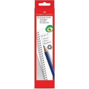Lapis Preto Triangular Ecolapis Grip 2001 Azul Petrol - Imagem 1