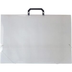 Maleta Plastica com Alca A3 Cristal 23MM - Imagem 1