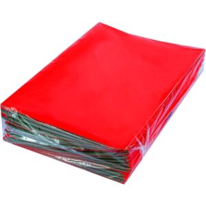 Pasta Grampo Trilho Papel Oficio Vermelha - Imagem 2