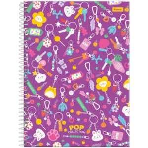Caderno 10X1 Capa Dura Pop Collection 200FLS. - Imagem 4