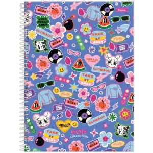 Caderno 10X1 Capa Dura Pop Collection 200FLS. - Imagem 7