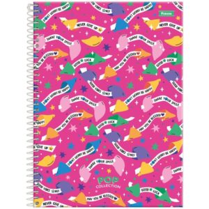 Caderno 10X1 Capa Dura Pop Collection 200FLS. - Imagem 8