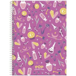 Caderno 15X1 Capa Dura Pop Collection 300FLS. - Imagem 3