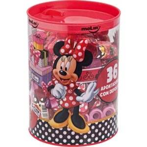 Apontador com Deposito Decor. Minnie 1 Furo Sortidos - Imagem 1