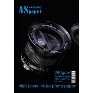 Papel Fotografico Inkjet A4 High Glossy Everyday 240G - Imagem 1