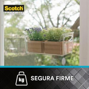 Fita Fixa Forte Silicone Transp/Verde 19MMX2M - Imagem 4