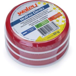 Umedecedor de Dedo Molha Dedo Vermelho 12G. - Imagem 1