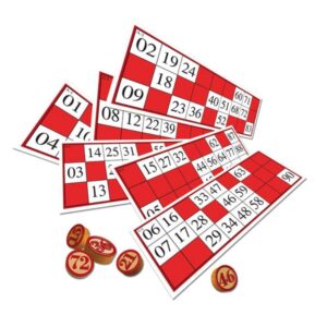 Jogo de Bingo Bingo Pedras em Madeira - Imagem 1