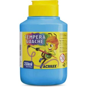 Tinta Guache 250ML Azul Celeste - Imagem 1