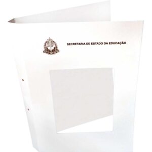 Impresso Escolar Capa Processo Branca See - Imagem 1