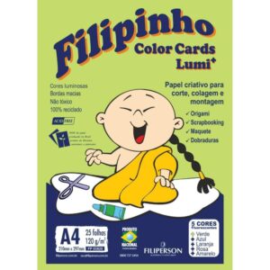 Bloco para Educacao Artistica Filipinho Color Lumi 120G 25FL - Imagem 1