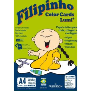 Bloco para Educacao Artistica Filipinho Color Lumi 120G 25FL - Imagem 2