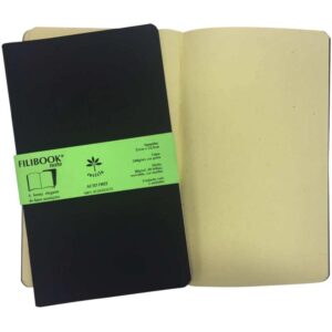 Caderneta Filibook 30FLS. 21X12,5 Pt/Mf - Imagem 1