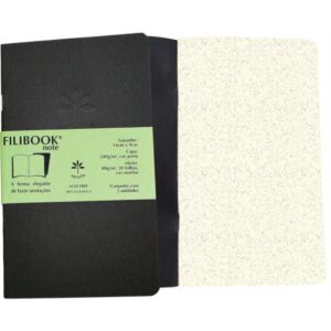 Caderneta Filibook 30FLS. 21X12,5 Pt/Mf - Imagem 2