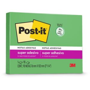 Bloco de Recado Post-It 657 Verde Recl. 76X102MM 90FLS - Imagem 1