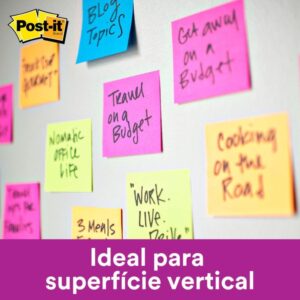 Bloco de Recado Post-It 657 Azul Recl. 76X102MM 90FL - Imagem 3