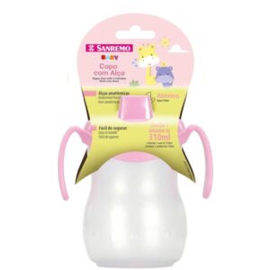 Copo Treinamento Rosa 310ML - Imagem 1