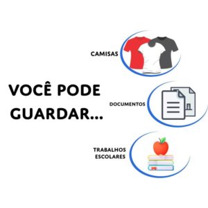 Caixa Organizadora Padrao Camisa Preta - Imagem 3