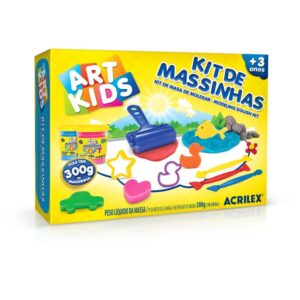 Massa para Modelar Criativa Art Kids 3 300G.C/Moldes - Imagem 1
