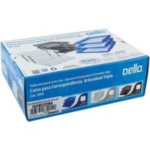 Caixa Correspondencia Tripla Articulavel Fume - Imagem 3