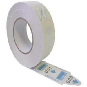 Etiqueta para Senha Rolo 3 Digitos C/2000 Senha Pt - Imagem 1