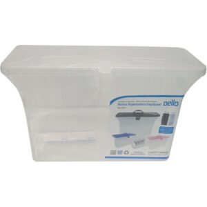 Maleta Plastica com Alca Organizadora S/Pasta Cristal - Imagem 2