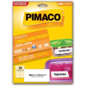 Etiqueta Carta 4083 Cong 10 Fls 50,8X101,6 Mm - Imagem 1