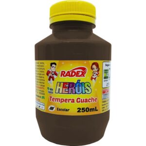 Tinta Guache 250ML Marrom - Imagem 1