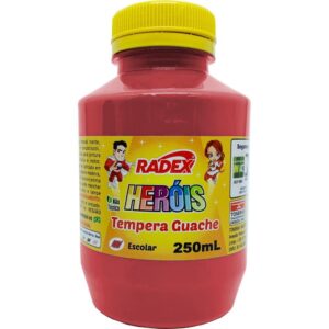 Tinta Guache 250ML Vermelho - Imagem 1