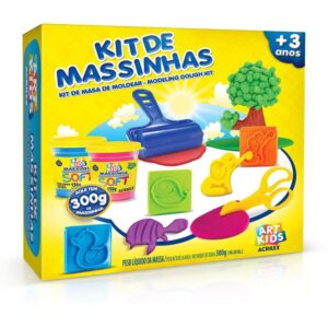 Massa para Modelar Criativa Art Kids 7 300G C/7 Acessorios - Imagem 1