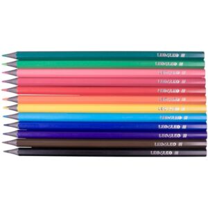 Lapis de Cor Sextavado Leo e Leo Eco 12 Cores - Imagem 2