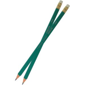 Lapis Preto Sextavado Leo e Leo Verde Hb Borracha - Imagem 2