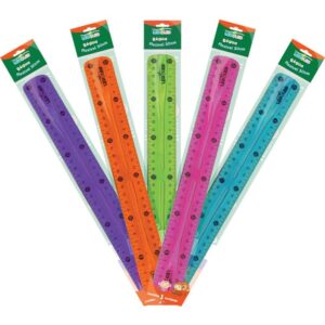 Regua Mole 5CORES Sortidas 30CM - Imagem 1