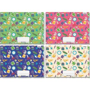 Caderno Desenho Univ Capa Dura Meia Pauta Decor 96F Brochurao - Imagem 1