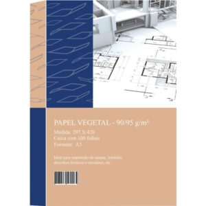 Papel Vegetal A3 90/95G. 297X420MM - Imagem 1