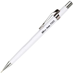 Lapiseira 0.3MM Pentel Branca - Imagem 1